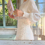 HALF BODY FLORAL HOME CAFE WORK APRON_CWMM5808