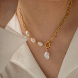 FASHIONABLE AND VERSATILE PEARL NECKLACE_CWAJE1445