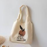 MINIMALIST CANVAS TOTE BAG FOR WOMEN LARGE SIZE_CWAB5624