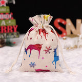 Cwmm1748_Christmas Goodie Bag Drawstring Gift Bag