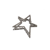 Hollow Metal Star Bow Tie Hair Claw Clip_Cwaha0460
