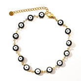 CLASSIC 18K STAINLESS STEEL EVIL EYE BRACELET_CWAJE4597