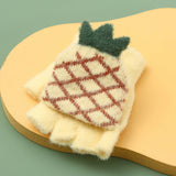 BABY HALF FINGER FLIP WRITING WARM GLOVES_CWAG0158