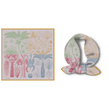 Vacation Beach Satin Scarf For Women, Sun_Cwasc0656