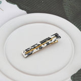 ACETATE HOLLOW SQUARE HAIR CLIP DUCKBILL BANG PIN_CWAHA2624