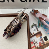 NEW CREATIVE OWL GRASSHOPPER ACETATE HAIR CLIP_CWAHA5718