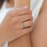 SIMPLE AND COOL MOON CREATIVE RING OPEN RING_CWAJE1748