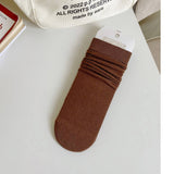 Women Solid Color Straight Socks Joker Socks_Cwms0287