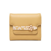 STYLISH SIMPLE FLORAL SHORT WALLET_CWAB2334