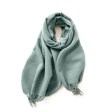 FASHION SCARF SOFT FAUX CASHMERE WITH TASSELS_CWASC0174