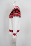 Valentines Day Ethnic-Style Jacquard Sweater