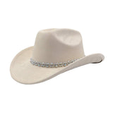 SOFT SUEDE FEDORA HAT WESTERN COWBOY STYLE_CWAH04425