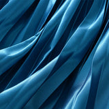 SLIMMING SHINY HIGH WAIST PLEATED MIDI SKIRT_CWBMS0329