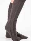 Trendy Winter Fashion Knee High Warm Knit Socks_Cwms111