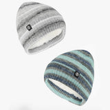 Winter Striped Gradient Scarf Three-Piece Set_Cwmm2869