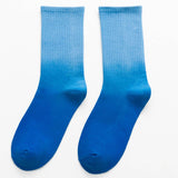 MIDDLE TUBE TIE DYED SKATEBOARD SPORTS SOCKS_CWMS0242
