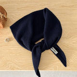 100% Wool Triangle Scarf Warm Knit Shawl_Cwov00262