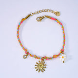 Dopamine Color Beaded Necklace Handmade Chic_Cwmm6951