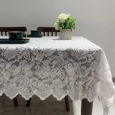 ROMANTIC LACE TABLECLOTH RECTANGULAR TABLECLOTH_CWMM1722