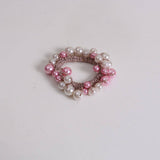 PEARL HAIR TIE BOHO BUN HOLDER FOR WOMEN_CWAHA6762