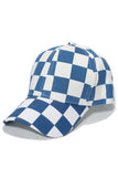SPRING SUMMER CHECKERED BASEBALL CAP SUN HAT CWAH0003