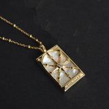 PERSONALIZED RETRO STAR AND MOON NECKLACE_CWMM5315