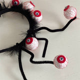 Halloween Spider Headband Cosplay Red Eye Style_Cwaha07549