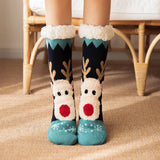 CHRISTMAS STOCKING PLUSH INDOOR SLIPPERS_CWMS0723