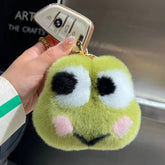 CUTE PLUSH FROG CAR KEYCHAIN BAG ACCESSORIES_CWMM2592