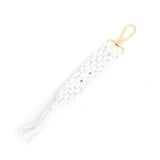 BOHO COTTON TASSEL KEYCHAIN HANDMADE WOVEN CHARM_CWAB5081
