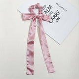 Women Long Bow Elastic Band Hair Tie_Cwaha1079