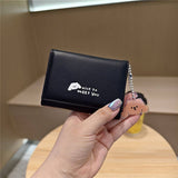 Cute Cartoon Pendant Mini Trifold Wallet_Cwab06195
