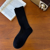 NEW COTTON VERTICAL STRIPED BONELESS PILE SOCKS_CWMS1393