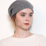 Womens Knit Beanie War Cashmere Cuffed Hat_Cwah3993