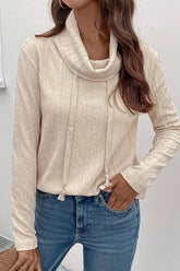 Solid High Neck Sweatshirt_Cwtstl0724
