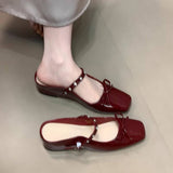 RHINESTONE BOW WEDGE MARY JANE MULES_CWSHF0080