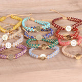 CONSTELLATIONS 4MM STONE BEADS BRAIDED BRACELETS_CWAJE3939