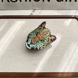 Tiger Leopard Hair Claw?Wild Animal Acetate Clip