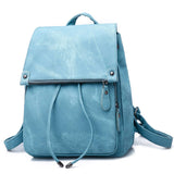 PU LEATHER BACKPACK CANDY COLOR FOR WOMEN HANDBAG_CWAB0741