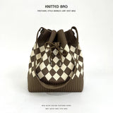 2024 CASUAL DRAWSTRING BUCKET KNITTED BAG_CWAB2375