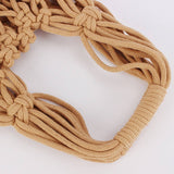 FASHION HOLLOW THICK COTTON ROPE HAND WOVEN BAG_CWAB4687