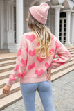 Valentines Day Pullover Sweater With Heart