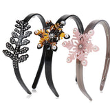 CHRISTMAS HEADBAND WITH DIAMOND AND PEARL HAIRPIN_CWAHA4365