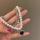 TEMPERAMENT EXAGGERATED HEART PENDANT NECKLACE_CWAJE2002