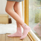 AUTUMN AND WINTER EMBROIDERED TERRY SOCKS_CWMS0990