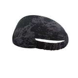 Wide Printed Sports Headband For Yoga Workouts_Cwmm7949