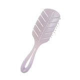 LEAF JELLY COLOR HOLLOW QUICK DRY HAIR COMB_CWAHA1881