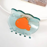 MINI KOI FISH HAIR CLAW CUTE ACETATE SUMMER CLIP_CWAHA2068