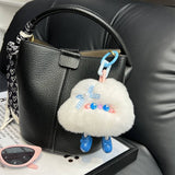 CUTE PLUSH CLOUD CAR KEYCHAIN BAG PENDANT_CWMM2585