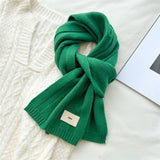 Knit Stripe Scarf Warm Fall/Winter Unisex Scarf_Cwasc0985